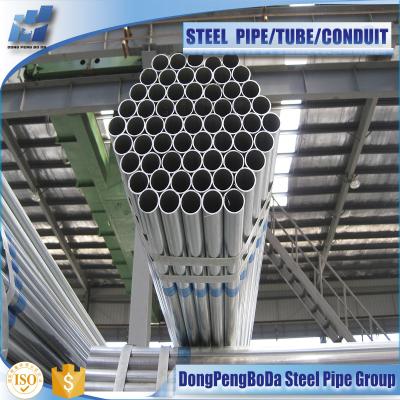 China Structure Pipe 100 150 200 250 300mm Diameter Galvanized Steel Gi Pipe for sale