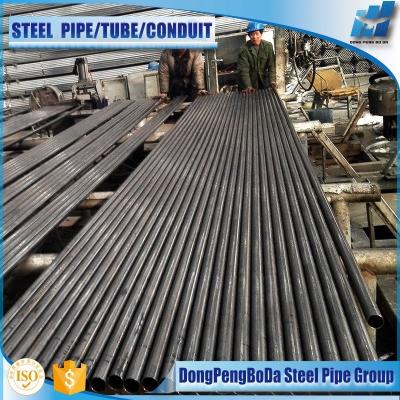 China Structure pipe OD 48mm black chs steel tube with factory price for sale