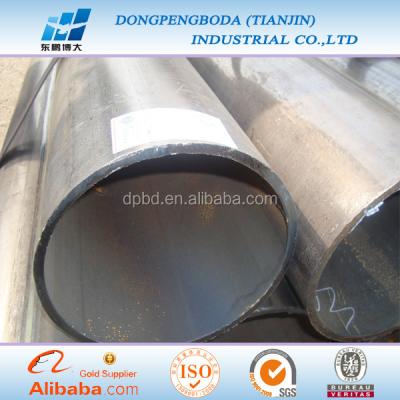 China Round Mild Structure Pipe 200mm Diameter Density Steel Pipe Erw Black for sale