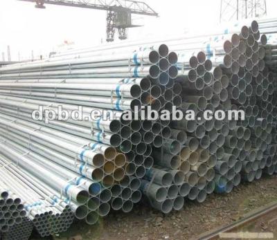 China SCH40 Gas Pipe Galvanized Water Chilled Steel Pipes for sale