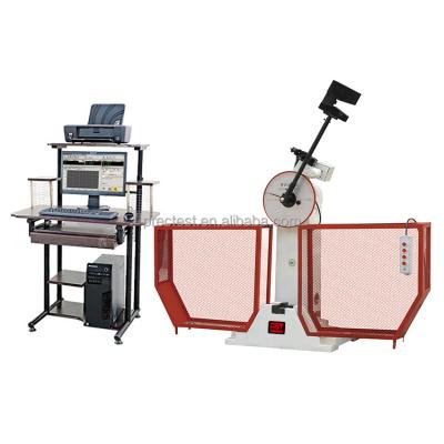 China Metal material impact testing hot sale dial show 500j tester 300j pendulum charpy impact testing machine with low price for sale