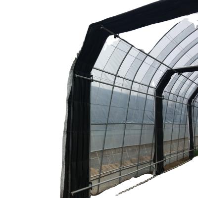 China Wholesale Quality Glass Customizable Efficient Winter Multi-span Solar Greenhouse for sale