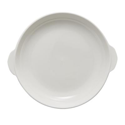 China Sustainable Chinese Professional Ceramic Restaurant White Dinner Round Yantai Tongli Ceramic Dishes for sale