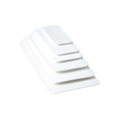 China Viable Bright White Ceramic Tongli Dishes Japanese Yantai Porcelain Rectangular Dish For Hotel Restaurant for sale