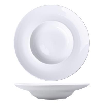 China Sustainable Royal Ware Round White Porcelain Ceramic Dinner Plate Sets Dinnerware For Restaurant Quantity Customized Series Model for sale