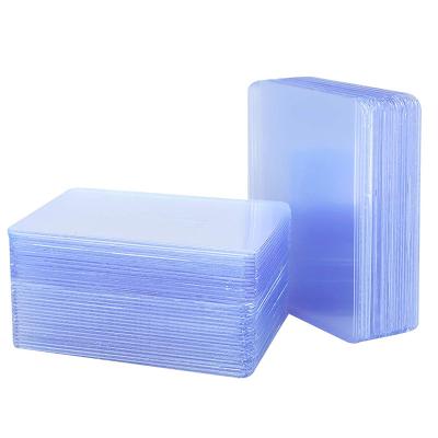 China Fashion Toploaders Card Sleeves Collectible Penny Sleeves Thick Plastic Toploaders Push Game Card Sleeves for sale