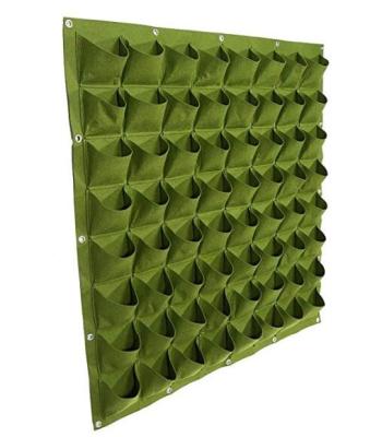 China Eco-Friendly Recycle Hot Sale Vertical Felt Wall Hanging Planter Garden Plant For Growing Container Bags for sale