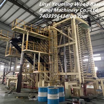 China Garment Shops 1220x2400 OSB Chipboard Production Line Making Machine for sale