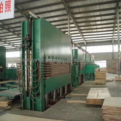 China LVL Plywood Making Machinery LVL Hot Press Wood Laminating Hot Press LV-512 for sale