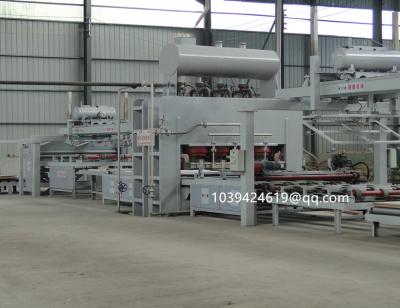 China Garment Shops Short Cycle Melamine Lamination Hot Press Machine / 48FT SIZE for sale