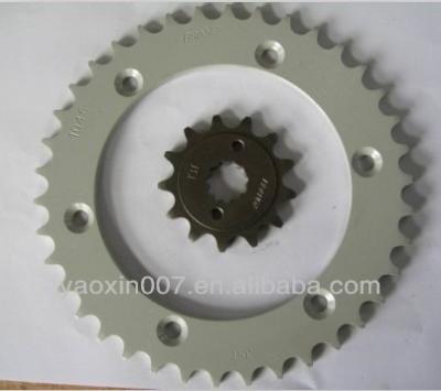 China 40Mn iron and 45# 520H chain and 38T&13T sprocket for XR250 for sale