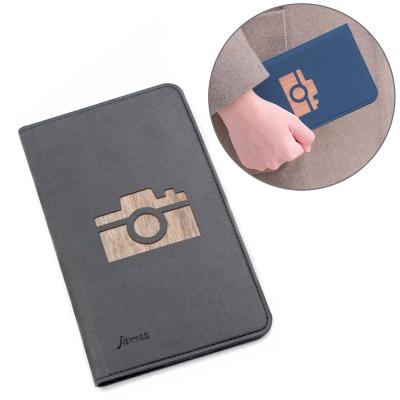 China Hot New Fashion Items Business Style PU Leather Card Holder Passport Pocket Custom Travel Case for sale