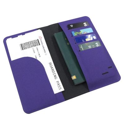 China Business Style New Arrivals Rectangle Durable PU Leather Travel Case Custom Passport for sale