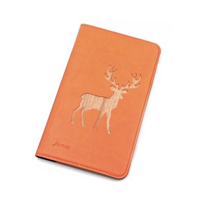 China 2021 New Promotion Style Long Rectangle Business Travel Style Custom Durable PU Leather Passport Case for sale