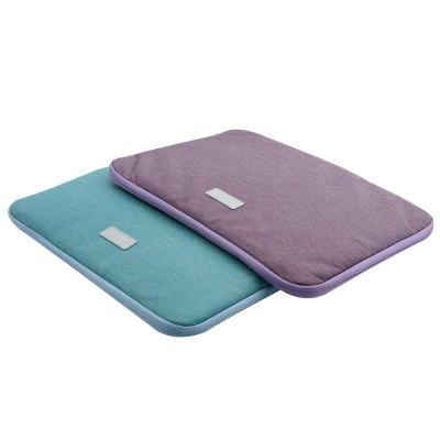 China Soft touch feeling felt with two tone style 3D newcomer drunkard makes simple fashionable travel rectangle laptop sleeve bags easily for computers for sale