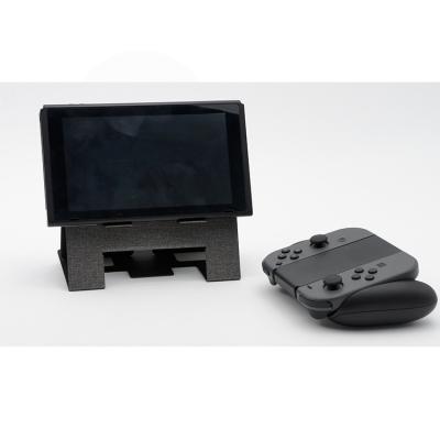 China Foldable Portable Leather Video Controller Foldable and Portable Factory Original Design PU Game Stand for sale