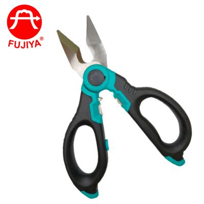 China scissors multifunctional electrician SCISSORS FUJIYA ELECTRICIAN for office for sale