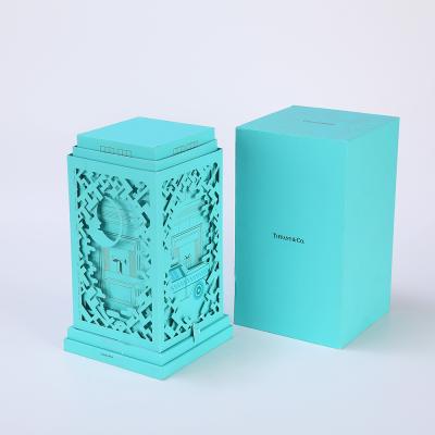 China Gift & Craft Sky And Earth Cover Gift Box , Barrel Shaped Box Recyclable Cardboard Rectangle Packing Items for sale