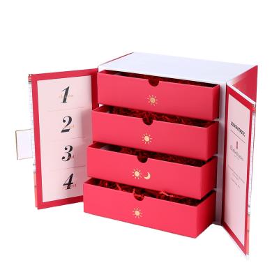 China Gift & Craft Double Door Multi-Drawer Design Storage Box Jewelry Box for sale