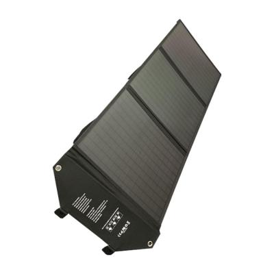 China faltbares Solarladegerät tragbarer einzelner Crystal Solar Panel 60W QC3.0 USB und DCs 18V zu verkaufen