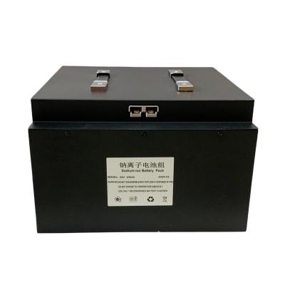 China 24V 105Ah natrium-ionbatterijpakket voor reinigingsapparatuur met 4000 cycli Te koop