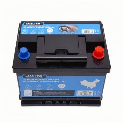 China Long-lasting H5 12V 30Ah Start-stop Battery with 100000 Start Stop Times and L*W*H 244*176*189mm for sale