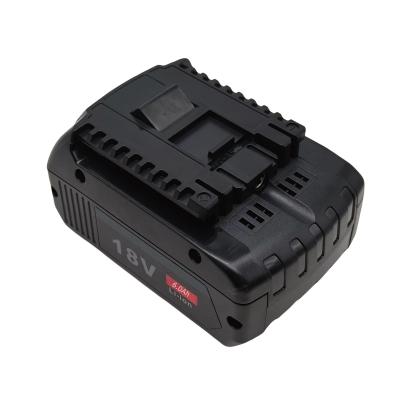 China Built-in BMS 18V 6Ah Lithium-ion Battery DC Interface Replace Bosch Power Tools Battery for sale