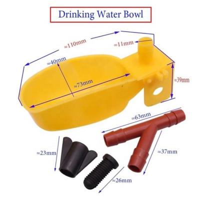 China Automatic plastic quail drinker quail drinker/bird waterer/bowl breeding poultry feeders and drinkers for sale