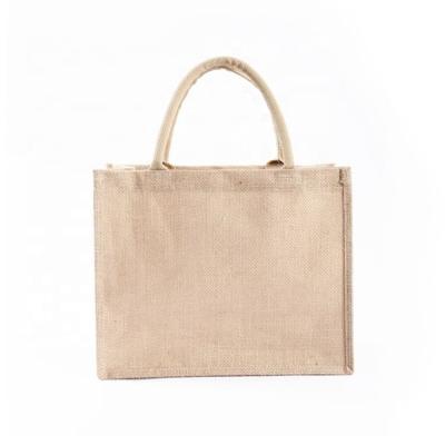 China Custom Reusable Wholesale Eco-Friendly High Quality Eco Friendly Grocery Jute Gift Bag for sale