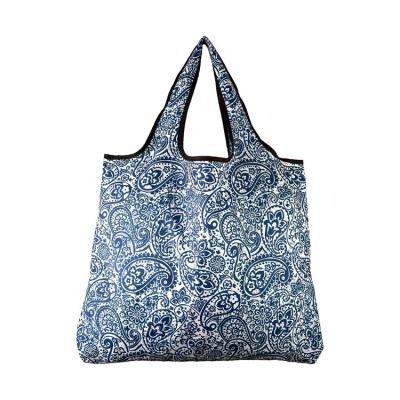 China Foldable Designer Eco-friendly Fashion Handbag Polyester Eco-Friendly Shopping Bag for sale