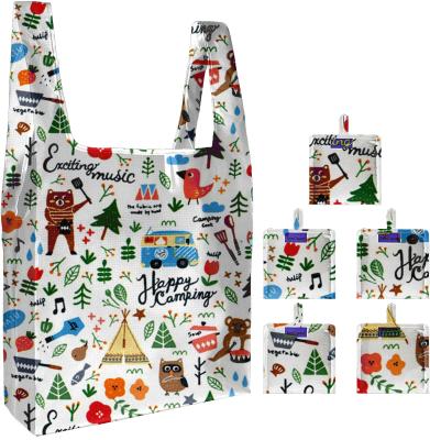 China China Reusable Suppliers Cheap Customized Logo Foldable Carry Bulk Shopping Bag for sale