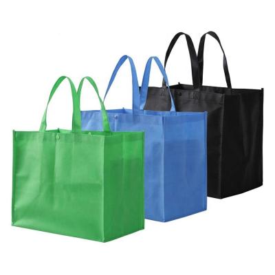 China Professional Eco - Friendly Button Grocery Laminated PP Non Woven Bag From China Manufacturer for sale