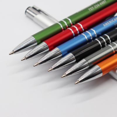 China Promotional Pen Luxury Promotional Metal Ball Pen with Logo Customized Advertising Ballpoint Pen Engraving Personalized Gift for sale