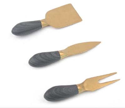 China Sustainable New Design Food Grade Wholesale Kitchen Set Of 3 Cheese Knife Cheese Tool for sale