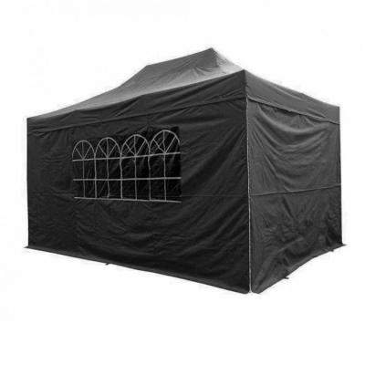 China Commercial Use / Parties / Promotional Folding Gazebo 3x4.5m Easy Car Sun Shelter Backyard Events With Wall for sale