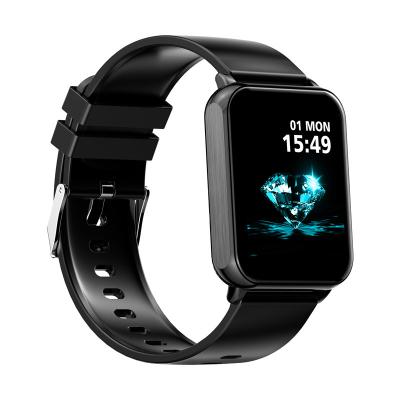 China Best Fitness Tracker Touch Screen AMOLED Smartwatch Full Touch Square Screen BT Calls Women Men Smart Watch for sale