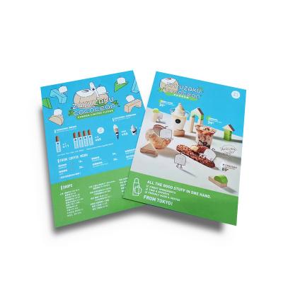 China Advertising Brochure Good Quality Custom Design Printing Service Flyer Booklet Brochure Catalog Printing for sale