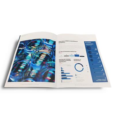 China Factory Wholesale Art Paper Magazine OEM ODM Advertising Brochure Price Voucher Printing Digital Catalog Printing Custom Brochure Booklets Magazine PR for sale