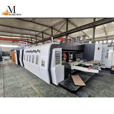 China Factory Automatic Flexo Printer Slotter Die Cutter with Inline Folder Glue for Kraft Paper Box Corrugated Package Making Machine for sale