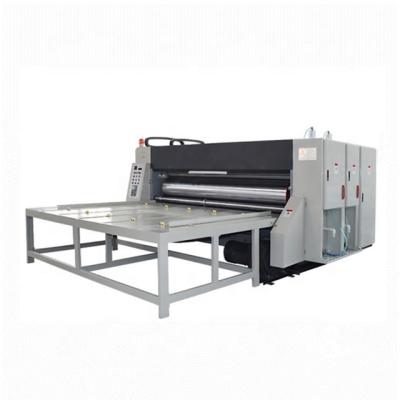 China Factory Corrugated Carton Printing Machine 2 Color Printer Slotter Die Cutter Semi-automatic Machine for sale