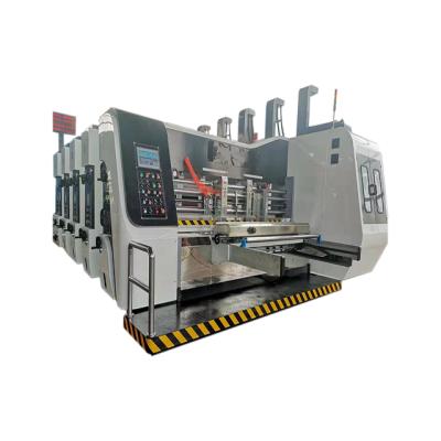 China Cardboard Flexo Corrugated Box Printing High Quality Automatic Stacker Printer Slotter Die Cutter Machine For Corrugated Cardboard for sale