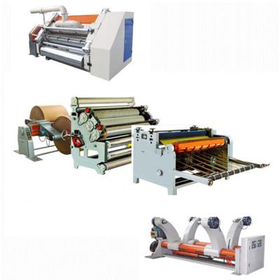 China 2 Ply E Flute Single Facer Corrugated Cardboard Machine Corrugated Cardboard Production Line Used for sale