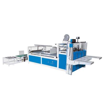 China Corrugated Cardboard Making ZXJ Series Semi-automatic Glue Machine / Semi-automatic Corrugated Cardboard Box Gluing Machinery for sale