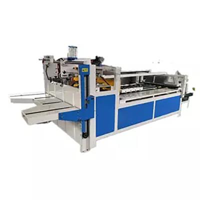 China Corrugated Cardboard Making Carton Making Gluer Machine Product Type / Semi-automatic Carton Folding Gluing Machine for sale