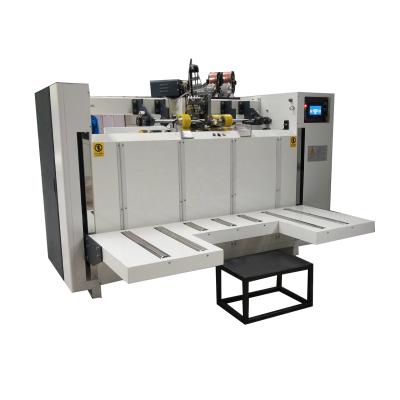 China corrugated cardboard making cardboard stitching machine/used corrugated cardboard box making machines for stapler price for sale