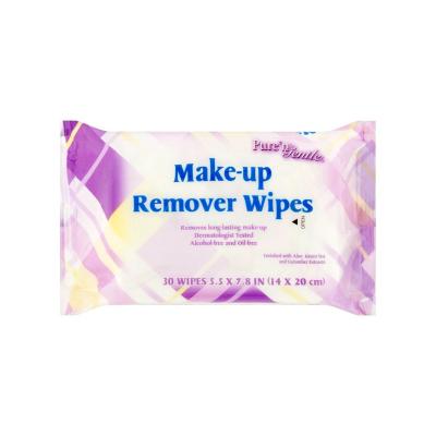 China Organic Makeup Removal OEM Cleansing Make Up Removing Private Label Detergent Facial Makeup Remover Wet Wipes Prep Removal Wipes for sale