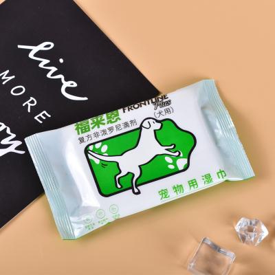 China China Manufacturer Pet Cleaning Wet Wipes Universal Disposable Dog Puppy Pet Grooming Deodorant Cleaning Wet Cloths for sale