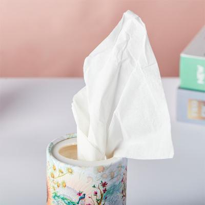 China Box Tissue Paper Napkin Manufacturer Customized Car Paper Napkin Box and Customized Paper Napkin Cylinder for sale