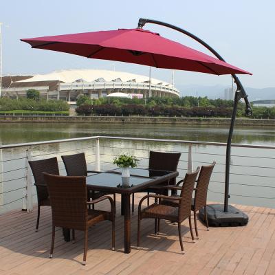 China Outdoor furniture mediterranean styp banana umbrellas in shunyifa factory cheapest sunshade cantilever for sale