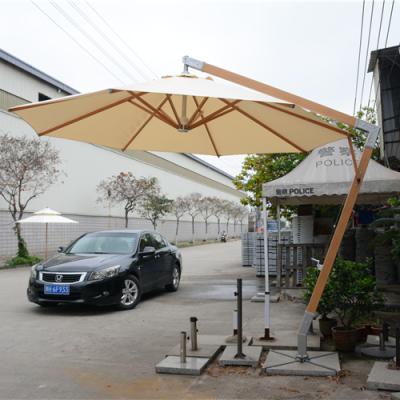 China Outdoor Furniture Most Reliable Manufacturer Best Selling Hanging Beach Umbrella Outdoor Aluminum Price for sale